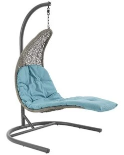 Landscape Hanging Chaise Lounge Outdoor Patio Swing Chair Home