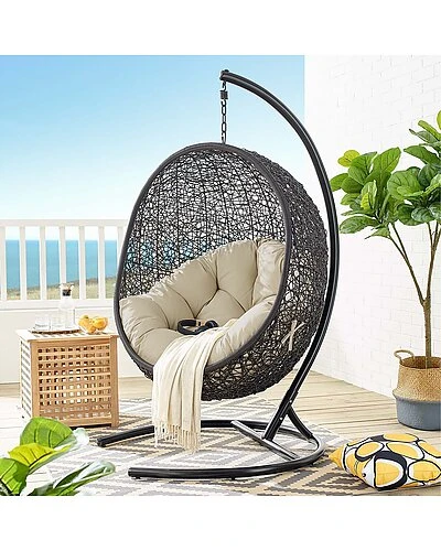 Encase Sunbrella Swing Outdoor Patio Lounge Chair Home 2 Encase Sunbrella Swing Outdoor Patio Lounge Chair Home - Image 2