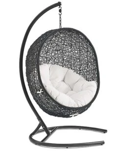 Encase Sunbrella Swing Outdoor Patio Lounge Chair Home