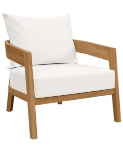 Brisbane Teak Outdoor Patio Armchair Home