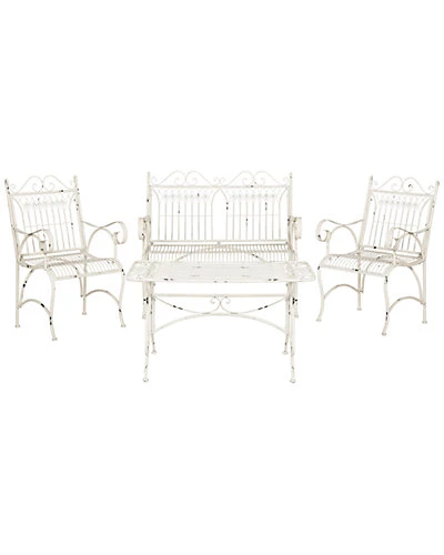 Safavieh Leah Outdoor 4pc Set Home 1 Safavieh Leah Outdoor 4pc Set Home