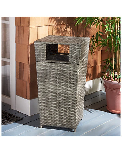 Safavieh Mazeli Outdoor Trash Bin Home 3 Safavieh Mazeli Outdoor Trash Bin Home - Image 3
