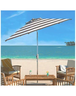 Safavieh UV Resistant Iris Fashion Line 9Ft Auto Tilt Umbrella Home