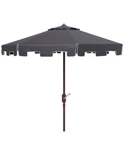 Safavieh Zimmerman 11Ft Round Market Umbrella Home