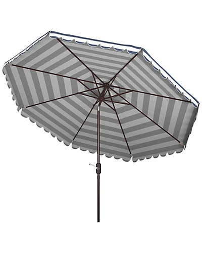 Safavieh Vienna 11Ft Round Crank Umbrella Home 2 Safavieh Vienna 11Ft Round Crank Umbrella Home - Image 2