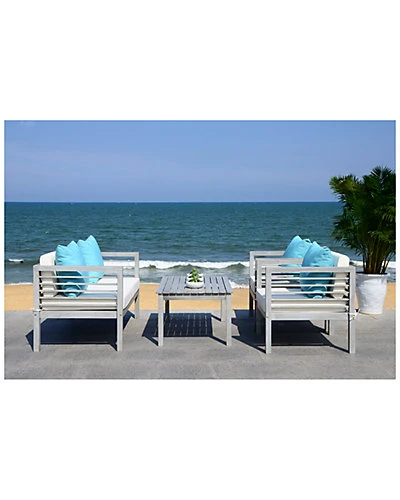 Safavieh Alda 4pc Outdoor Set Home 2 Safavieh Alda 4pc Outdoor Set Home - Image 2