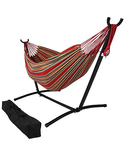 Brazilian Double 2-Person Hammock With Portable Stand & Case Home 1 Brazilian Double 2-Person Hammock With Portable Stand & Case Home