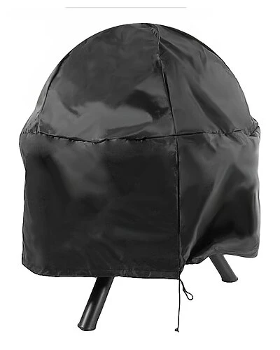 30in Fire Pit Black Steel Flaming Ball With Protective Cover And Poker Home 2 30in Fire Pit Black Steel Flaming Ball With Protective Cover And Poker Home - Image 2