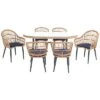 Safavieh Genser Outdoor 7pc Dining Set Home