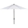 Safavieh Up Resistant Ortega 9ft Auto Tilt Crank Umbrella Home