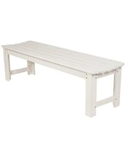 5ft Backless Garden Bench With Hydro-Tex Finish Home