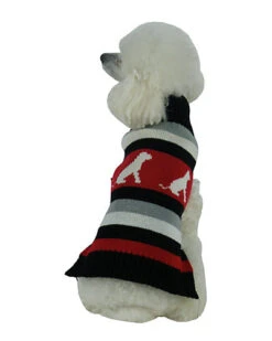 Dog Patterned Stripe Fashion Ribbed Turtle Neck Home 6 Dog Patterned Stripe Fashion Ribbed Turtle Neck Home -Home Furnishing Store 7012209198 RLLD 3